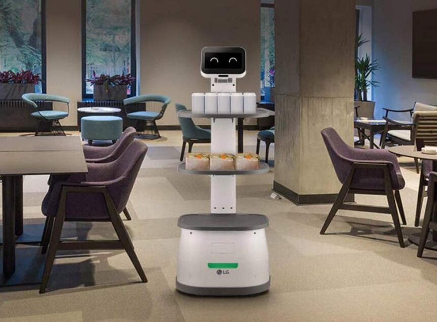 This LG robot wants to fix the hiring crisis